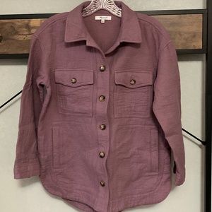 Madewell Waffleback Branner Shirt jacket shacket